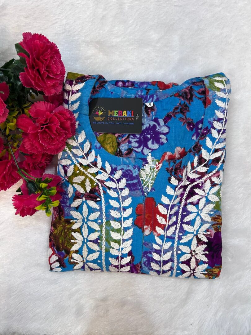 Naaz – Rayon Printed Kurti - Image 6