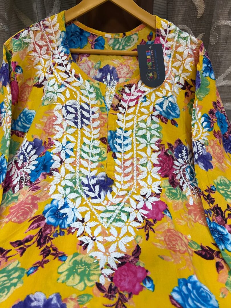 Naaz – Rayon Printed Kurti - Image 3