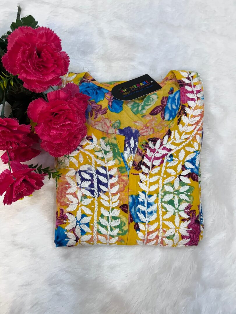 Naaz – Rayon Printed Kurti