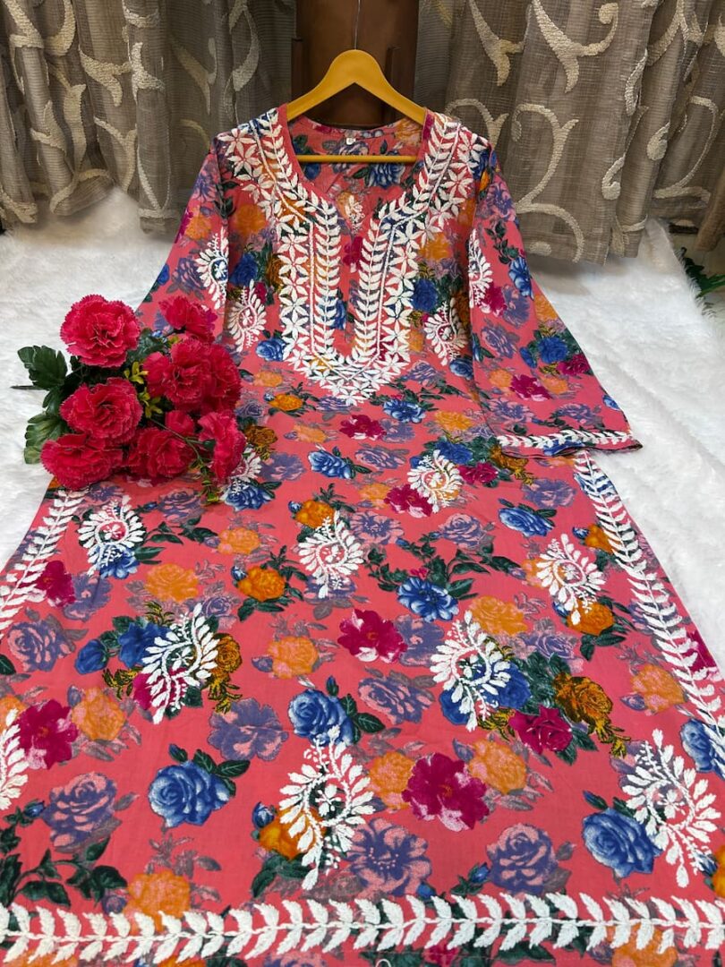 Naaz – Rayon Printed Kurti - Image 7
