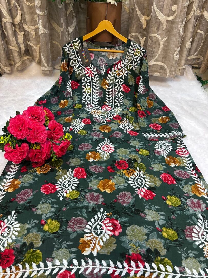 Naaz – Rayon Printed Kurti - Image 10